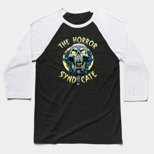 The Horror Syndicate Discourse Logo Tee Baseball T-Shirt